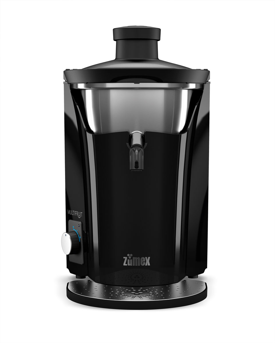 ZUMEX - MULTIFRUIT, Entsafter für Obst u. Gemüse max. D: 7,4 cm, 290 x 500 x 510 mm, Farbe: Black