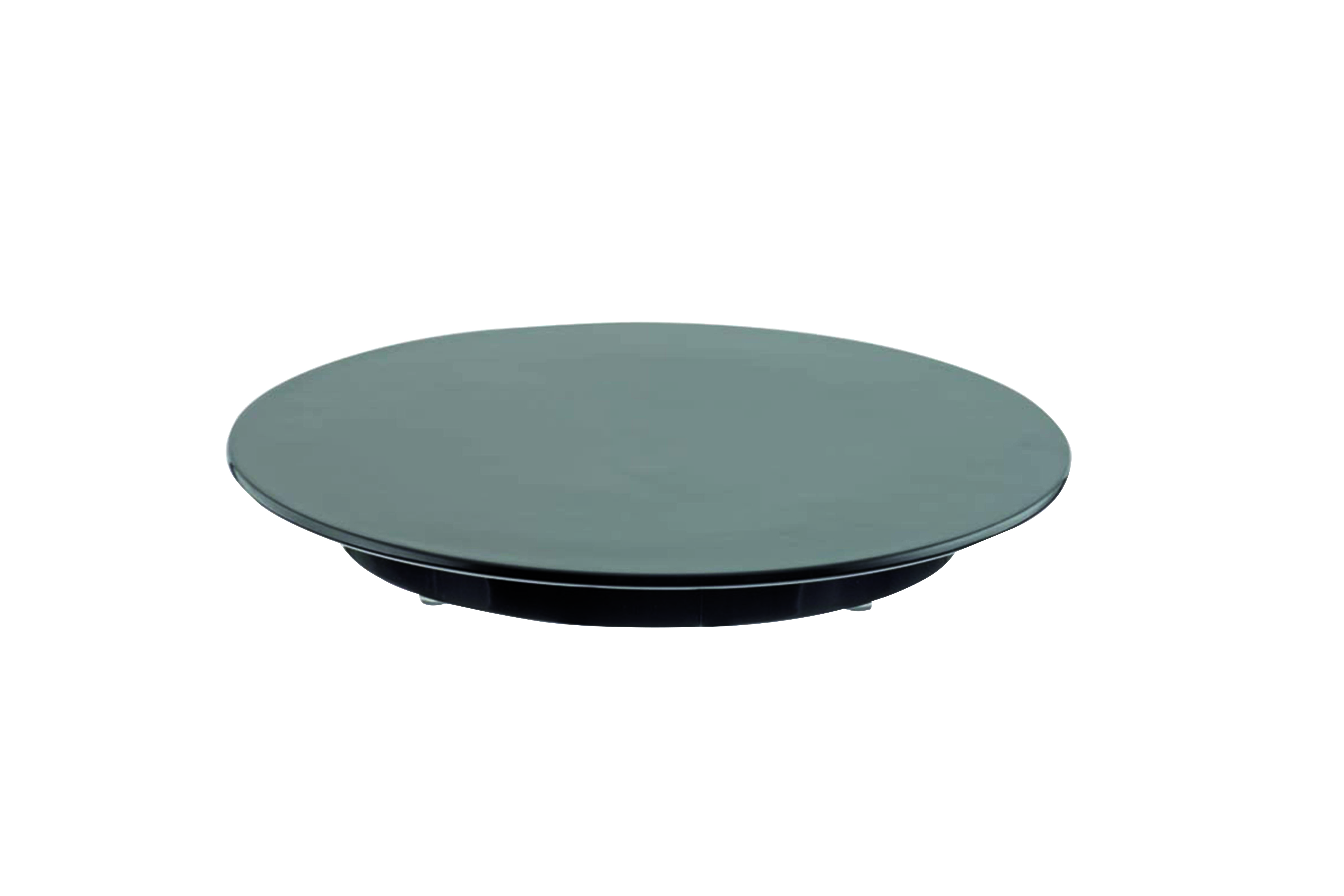 Tortenplatte Melamin, schwarz, D: 300 mm, H: 30 mm
