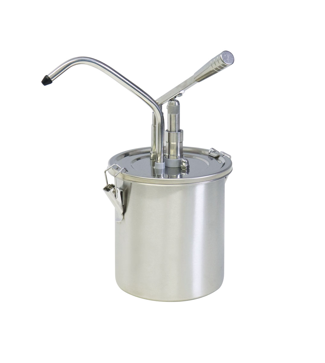 Hebel Dosier-, Saucenspender m. CNS-Behälter, 180 x 380 mm/ 3 ltr.