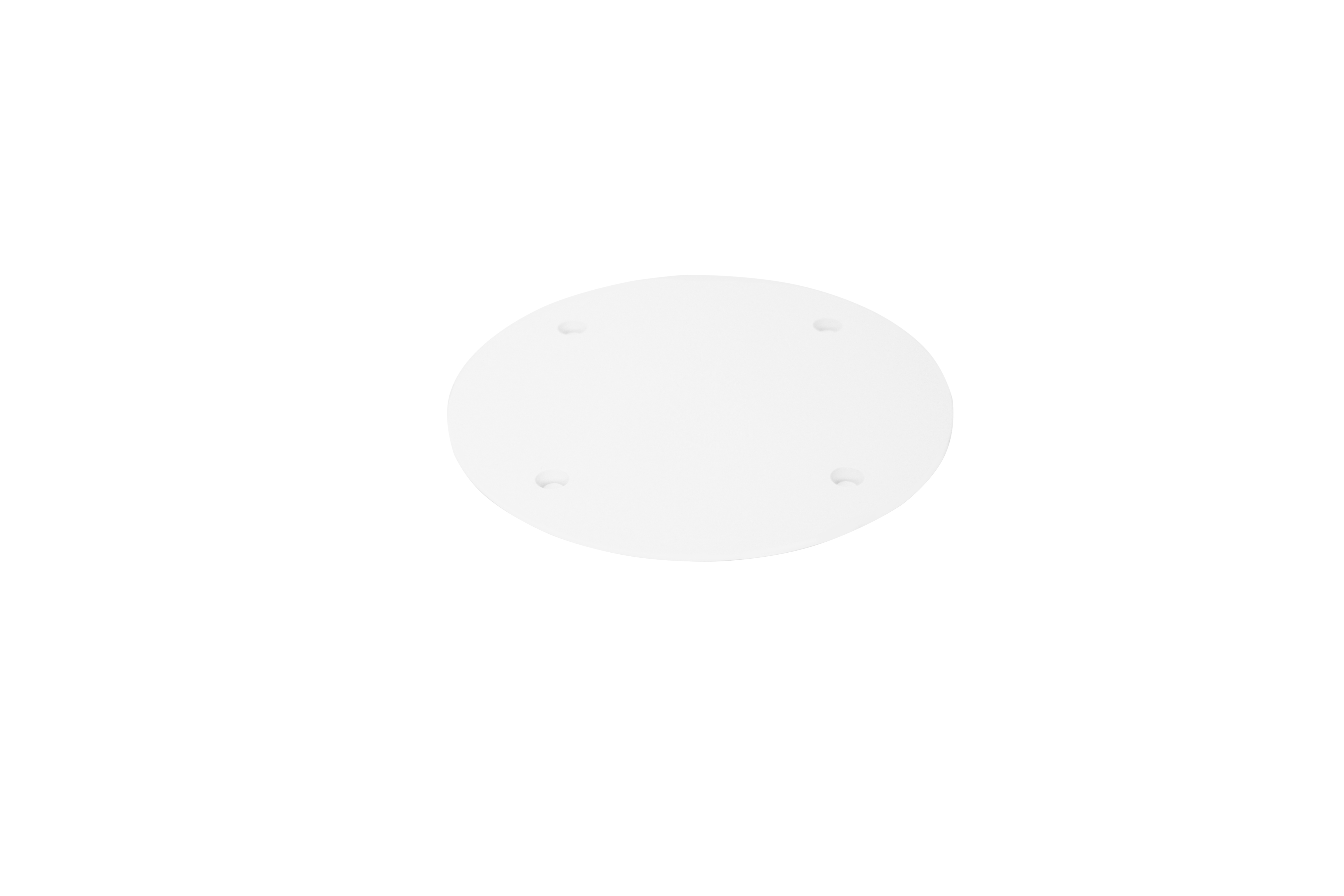 Tortenständer-Scheibe, Kunststoff, weiss, D: 250 mm