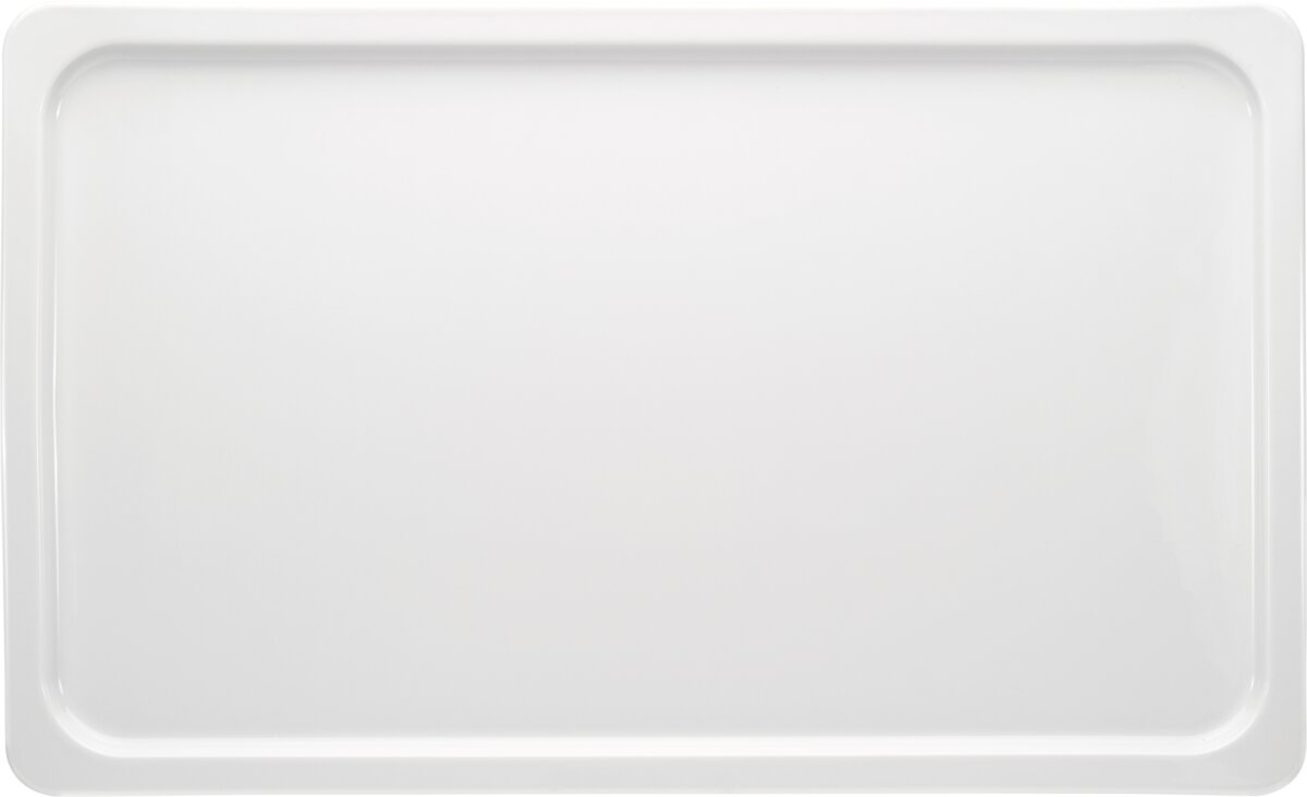 Bauscher, GN Function : Gastronorm-Schale 1/1, uni, weiss, T: 20 mm, I: 1.47 ltr.