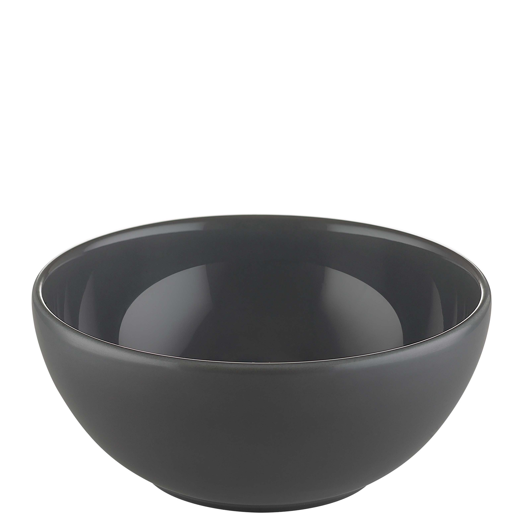 Bauscher, Sandstone : Dekor 700560 Dark Gray Uni - Schüssel 20,3 cm/ 1,24 ltr.