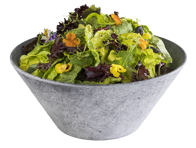 Schale ELEMENT, Melamin, D: 28 cm, H: 12 cm, I: 3 ltr., Farbe: Betonoptik