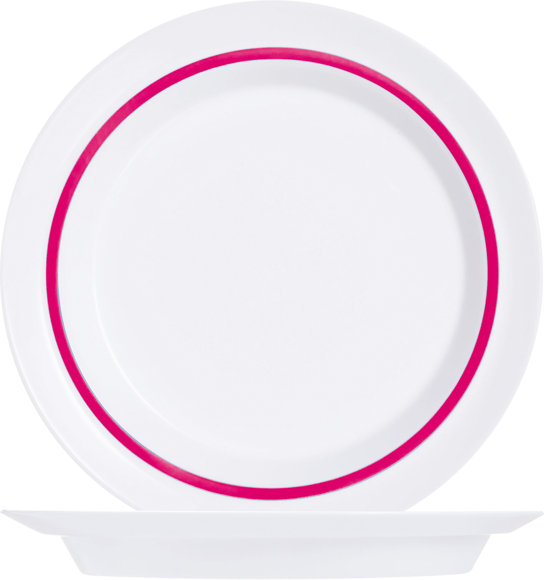 Arcoroc, Autonomy : Red - Teller flach, 23 cm