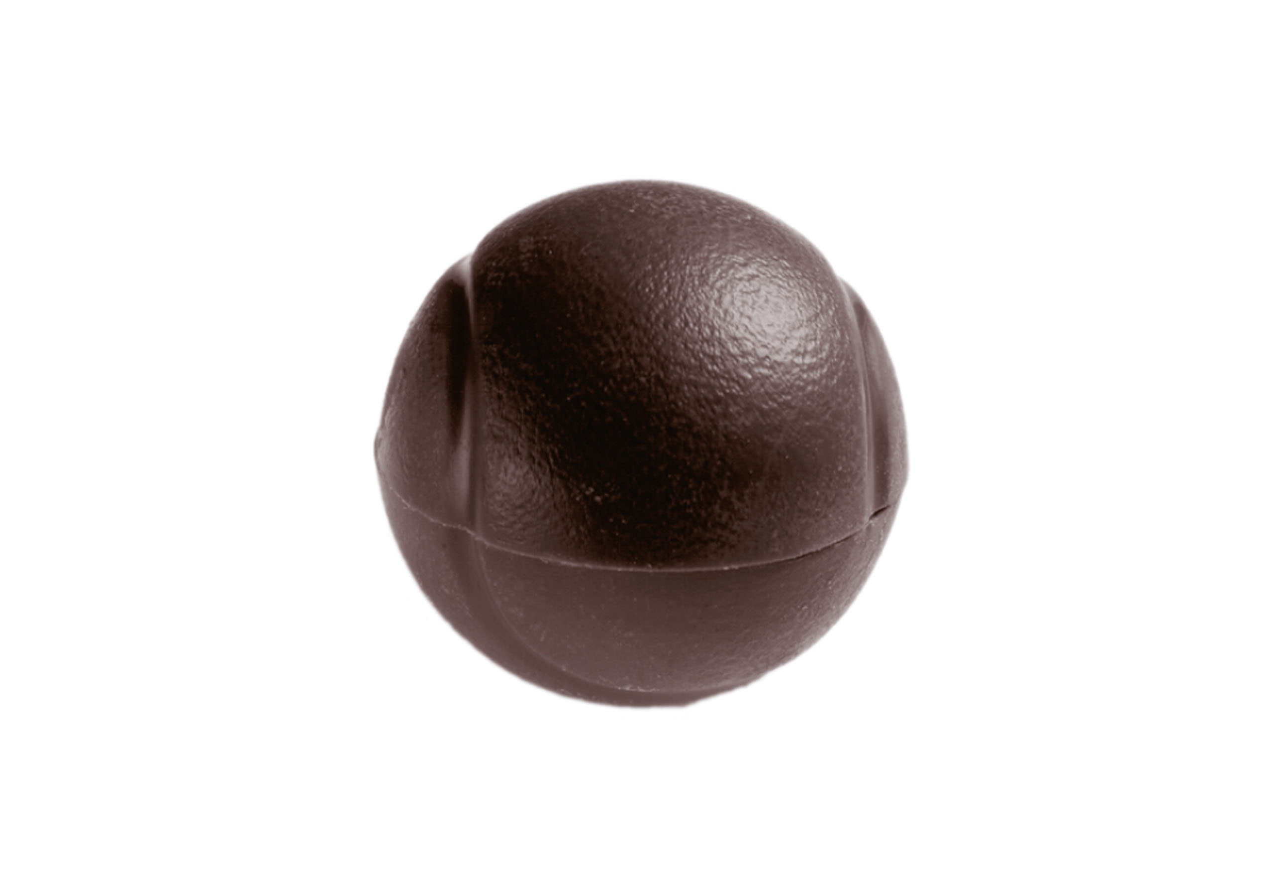 Schokoladen- Form Tennisball, Doppelform, 275 x 135 mm, 2 x 4 Stück D: 60 mm