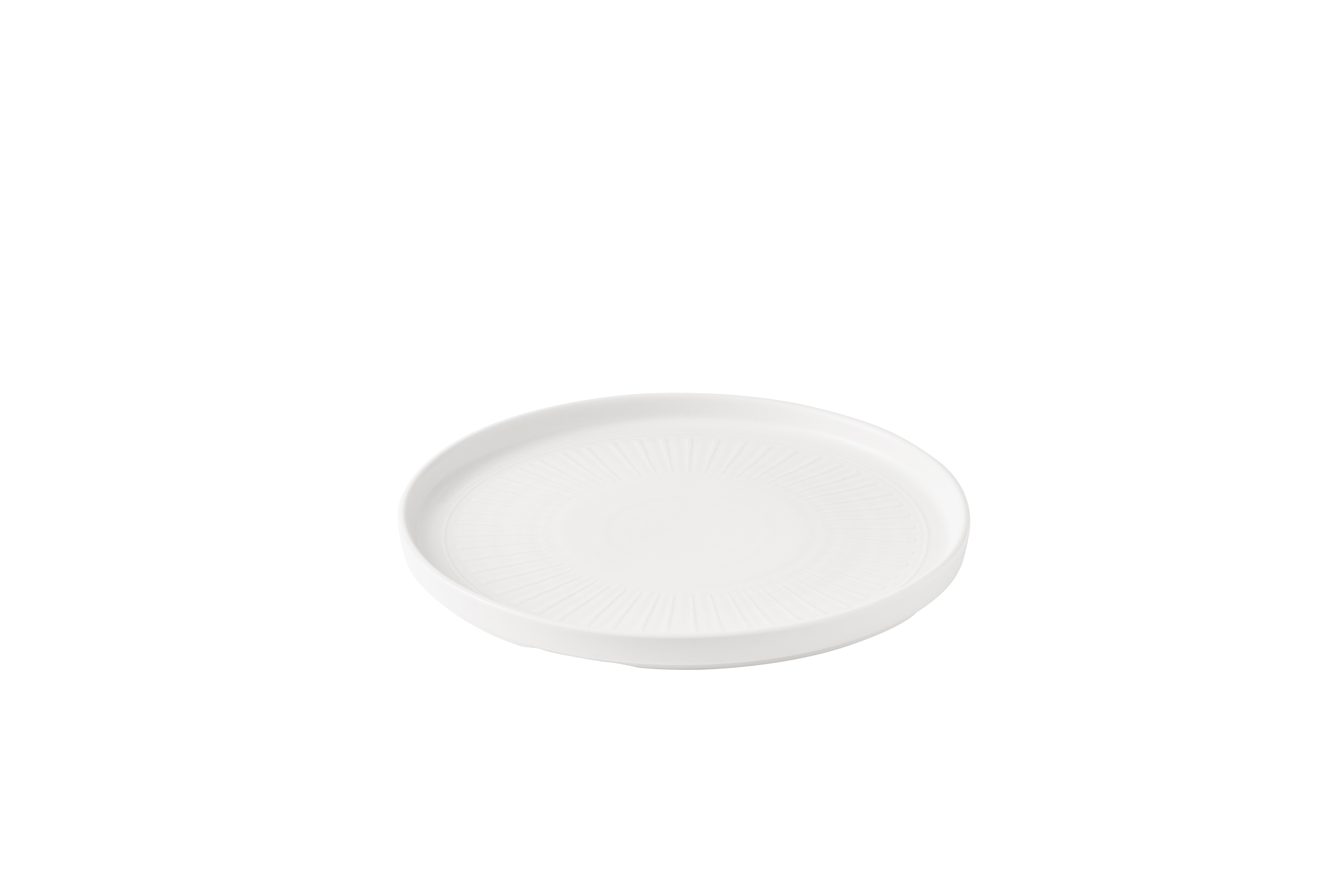 Churchill, Era : White - Teller flach m. erhöhten Rand, 26 x 2 cm