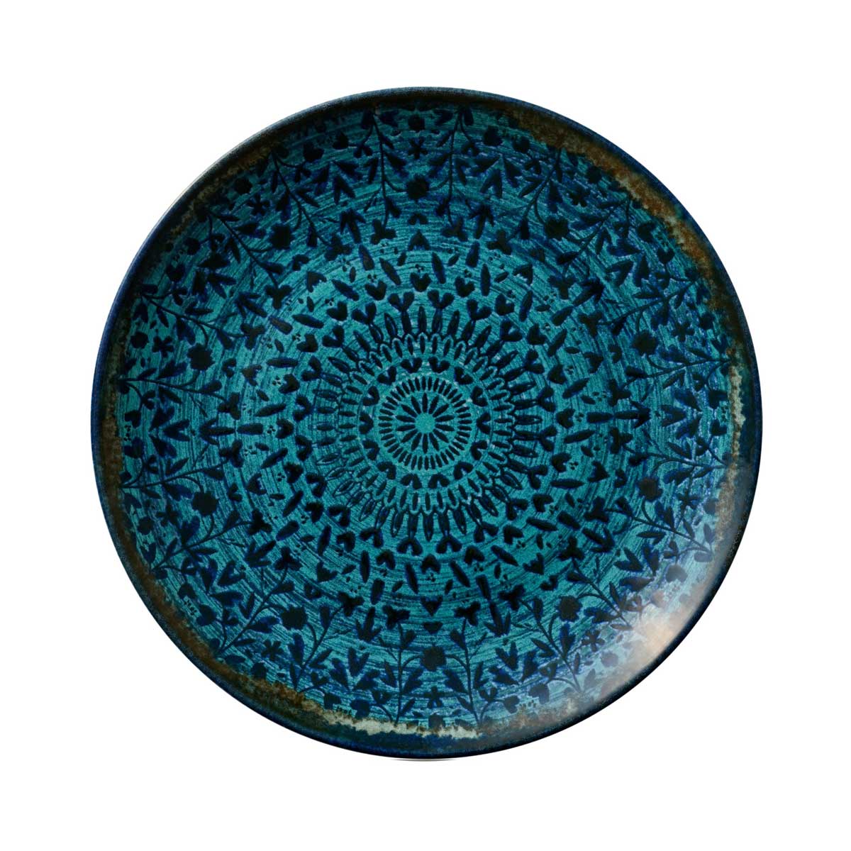 Heart & Soul, Mirage : Indigo - Teller flach rund coup, 27 cm