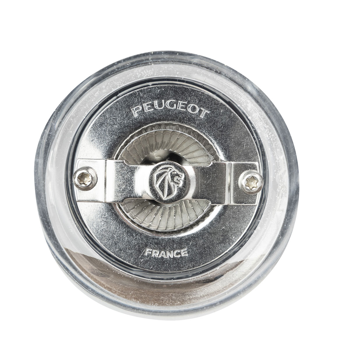 Peugeot : Oslo - Salzmühle, manuelle Acryl-Mühle, Größe: 14 cm, Farbe: transparent
