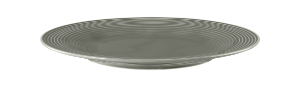 Seltmann Weiden, Beat : Perlgrau - Frühstücksteller rund mit Relief, 23 cm