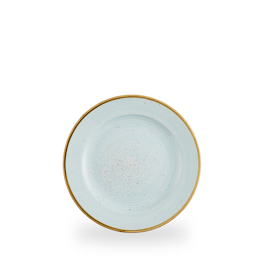 Churchill, Stonecast Profile : Duck Egg Blue - Teller flach Fahne, 21 cm
