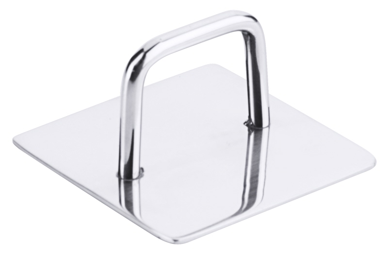 Stempel zu Schaumspeisenform, quadratisch, EdSt., 6 x 6 cm