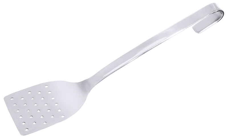 Pfannenschaufel, Edelstahl, 9,5 x 8 cm, Stiellänge: 20 cm
