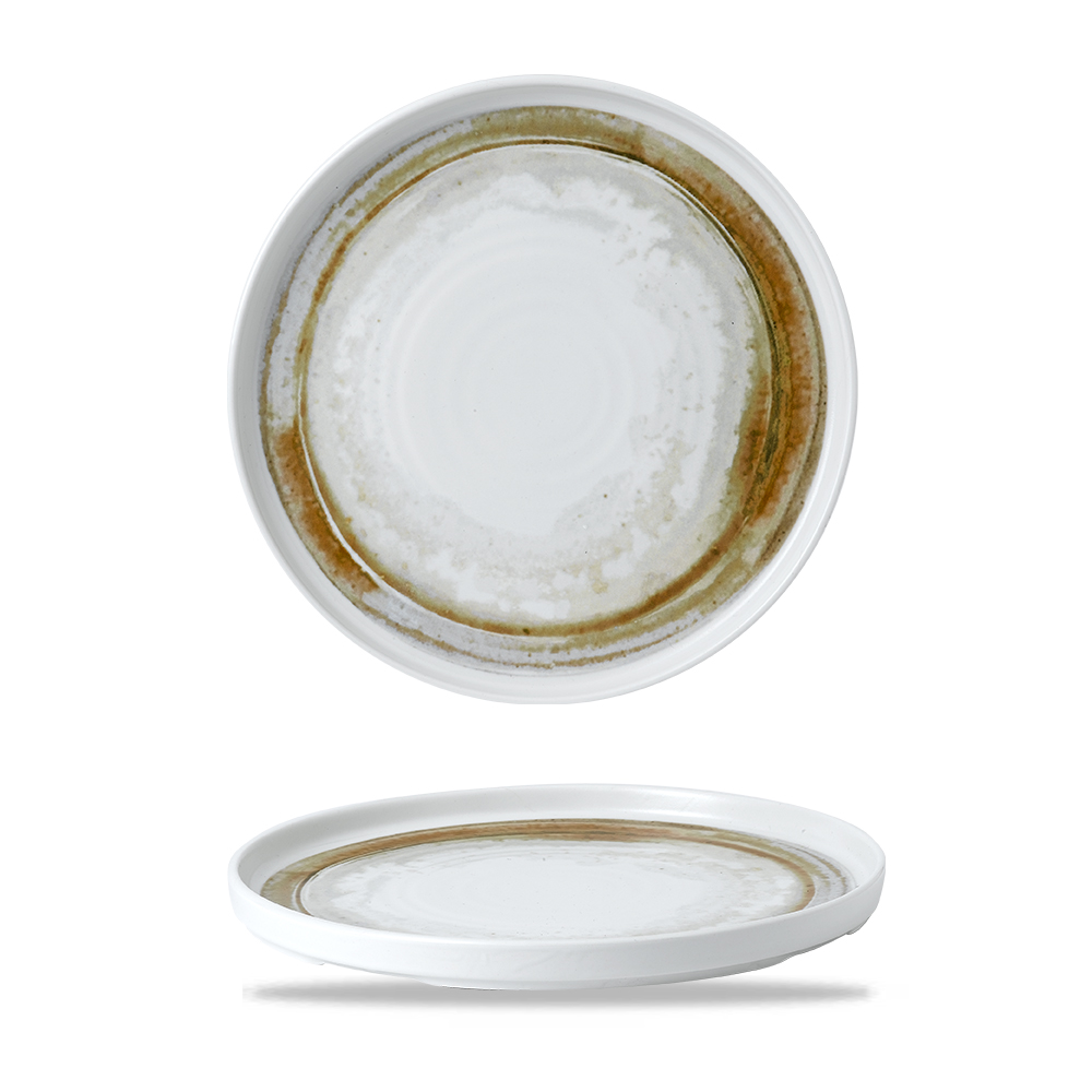 Dudson, The Maker's Collection : Finca Sandstone - Teller flach mit erhöhten Rand, 26 cm