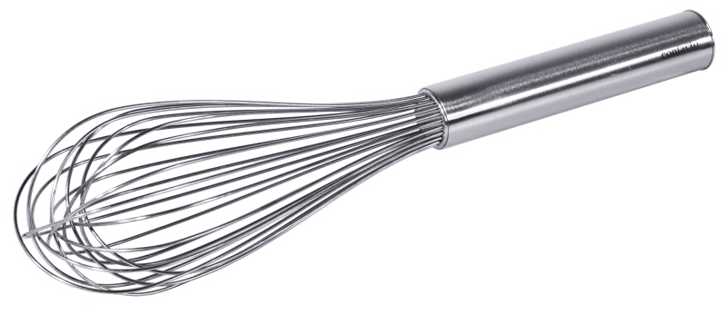 Schneebesen, 24 Drähte, Edelstahl, L: 30 cm, D: 1,3 mm, Stiel: 13 cm