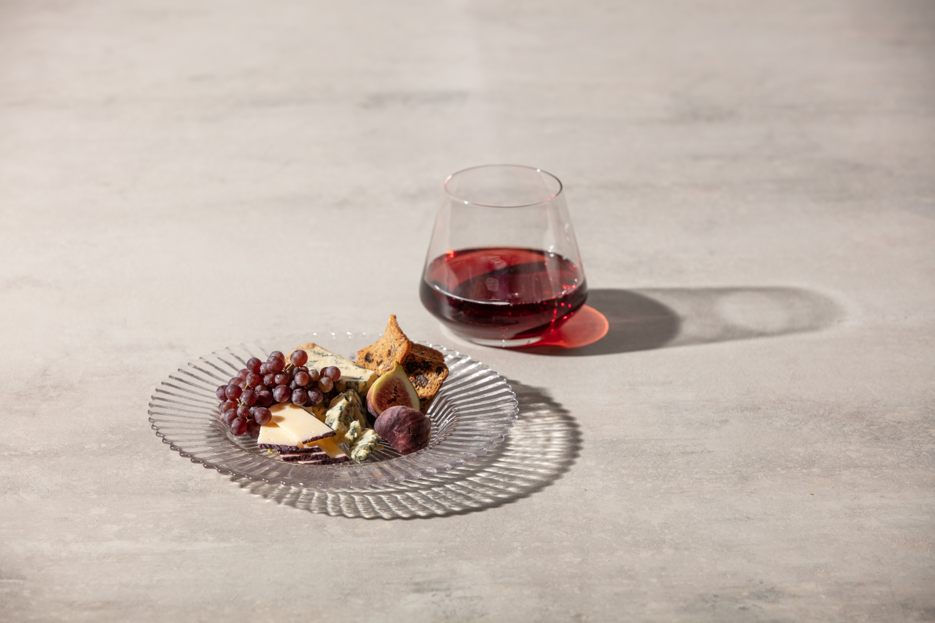 Glasteller flach 27 cm : Archie klar, D: 270 mm, H: 23 mm