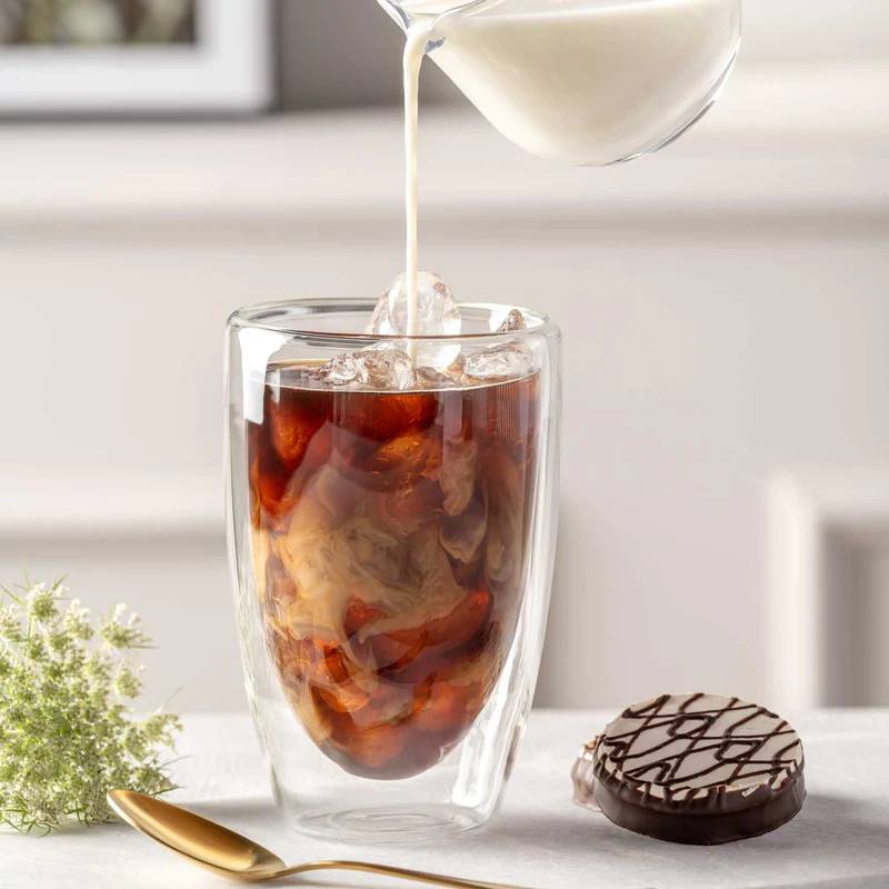 Leonardo, Duo : Latte Macchiato-Becher doppelwandig, 2er-Set, I: 400 ml, D: 9 cm, H: 14 cm