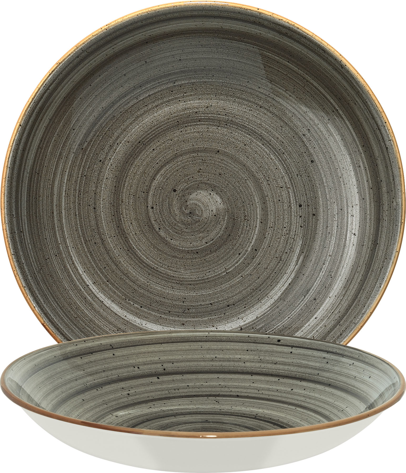 Aura, Space : Gourmet Teller tief Coup, 20 cm/ 0,5 ltr.
