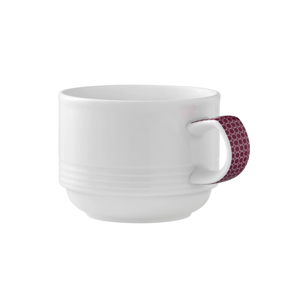 Bauscher Care, Invita Colors : 490069 Punkte Himberrot - Kaffee-Obere stpb., 0,18 ltr.