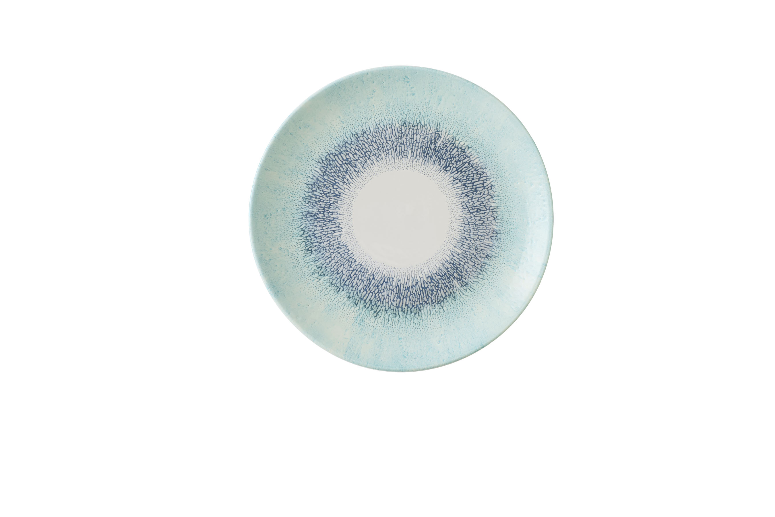 Churchill, Fusion : Aquamarine - Teller flach Coup, 26 cm