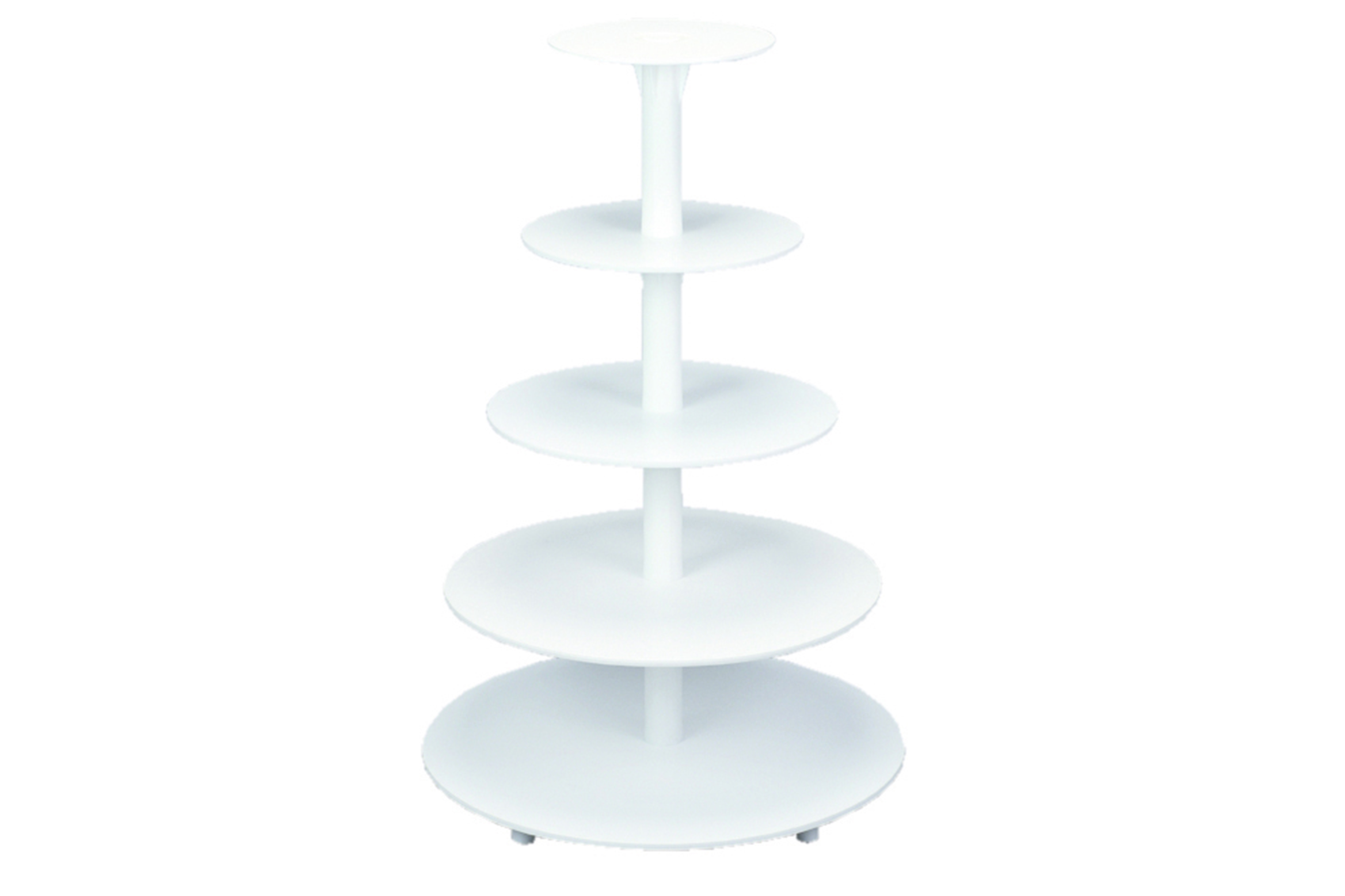 Etagen- Tortenständer, Kunststoff, 5 Etagen: 20/ 25/ 32/ 40/ 44 cm