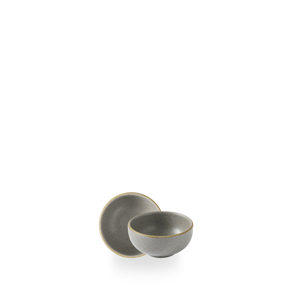 Churchill, Stonecast : Peppercorn Grey - Grazing/ Snack Bowl, 9 cm/ 0,14 ltr.