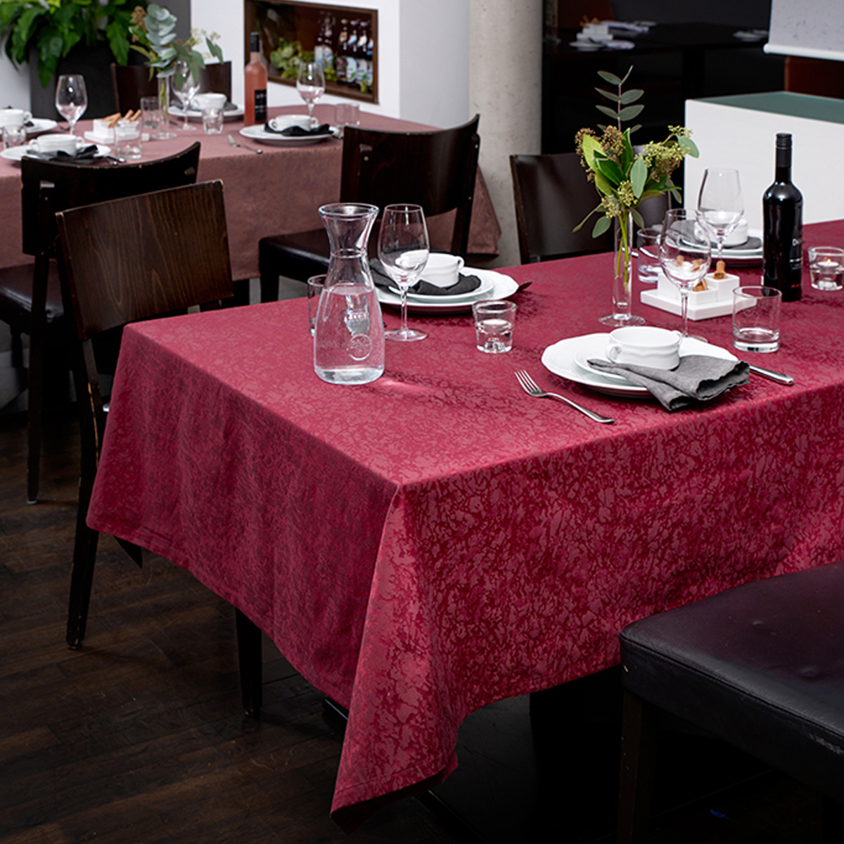 Tischdecke Marble - Mischgewebe mit Fleckschutz