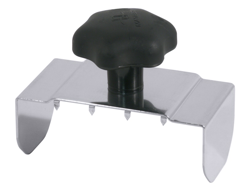 Restehalter für Gemüsehobel, Edelstahl, 6 x 12 cm