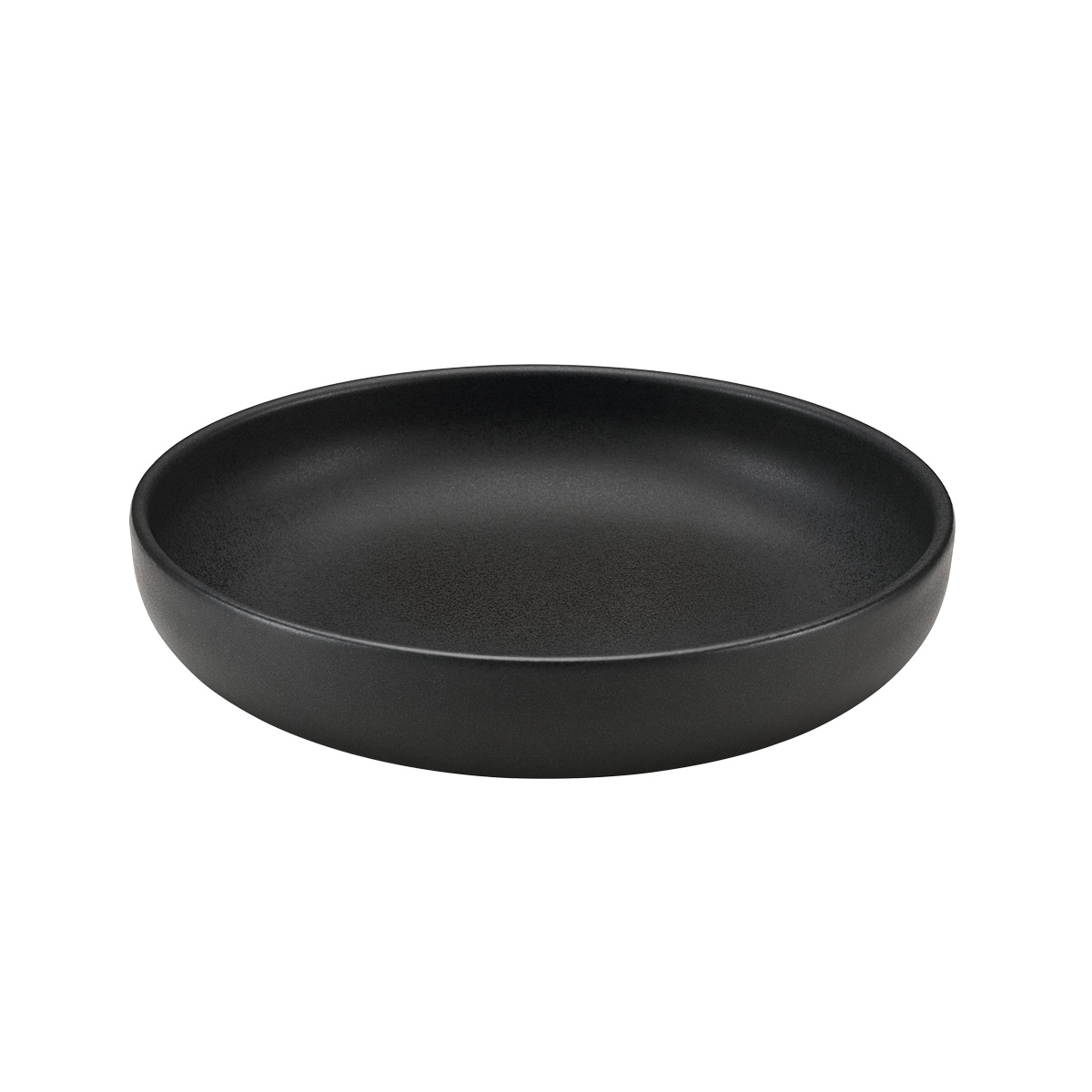Playground, Steinzeug - ELEMENTS : Bowl, schwarz, 22 x 3,8 cm/ 1,25 ltr.