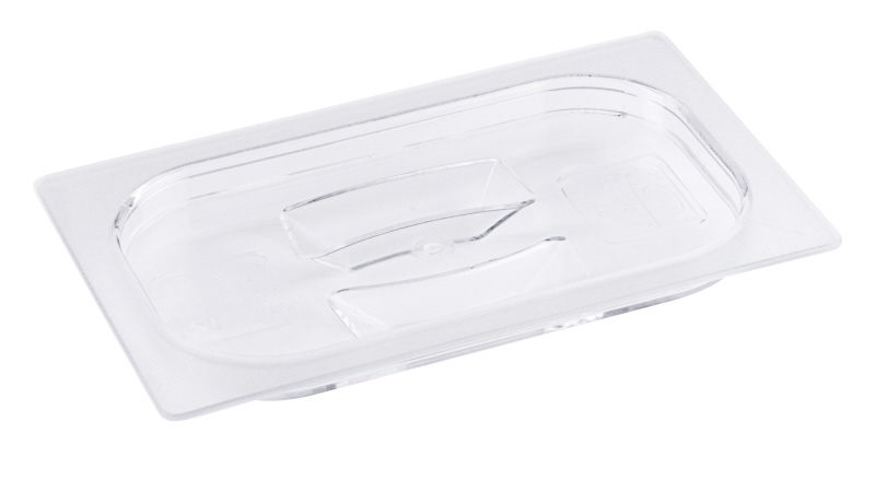 Deckel aus Polycarbonat GN 1/4 für Edelstahlbehälter
