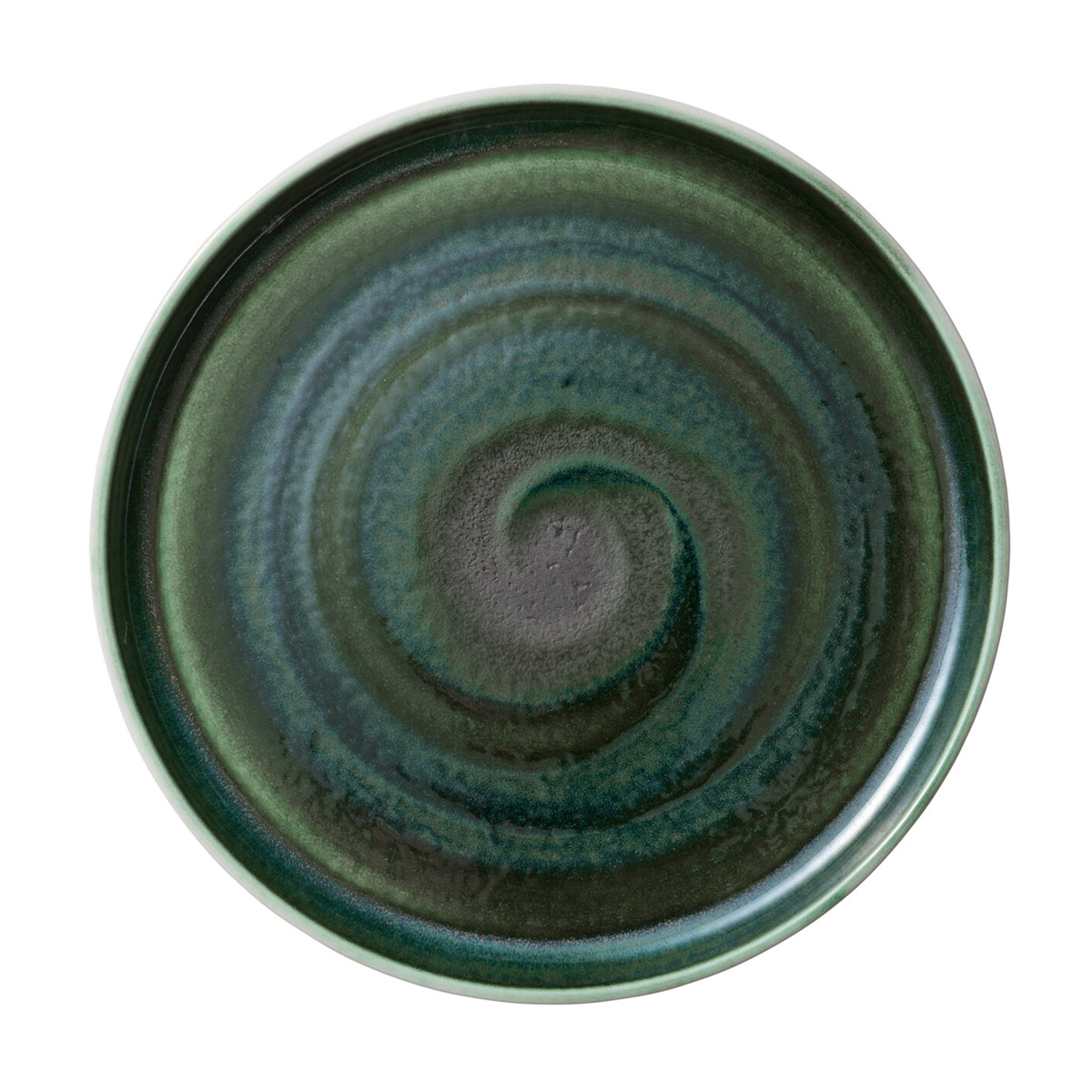 Heart & Soul, Perfect Match : Avocado - Teller flach rund hoher Rand 27 cm