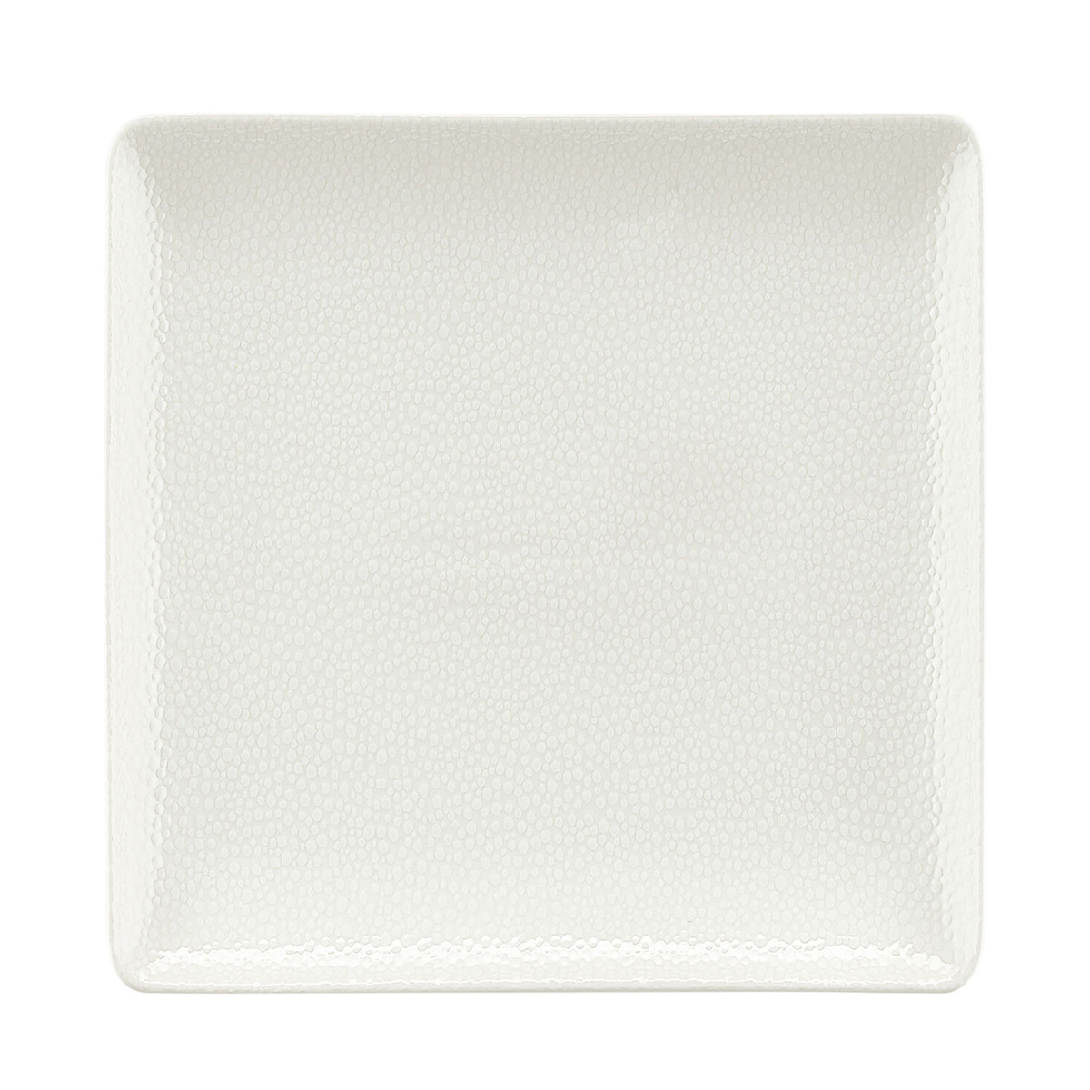 Bauscher, Purity : 425440 Pearls Light - Teller flach quadratisch Coup, bonewhite, 27 x 27 cm