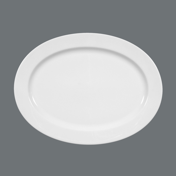 Seltmann Weiden, Meran - Platte oval, weiss, uni, 31 cm