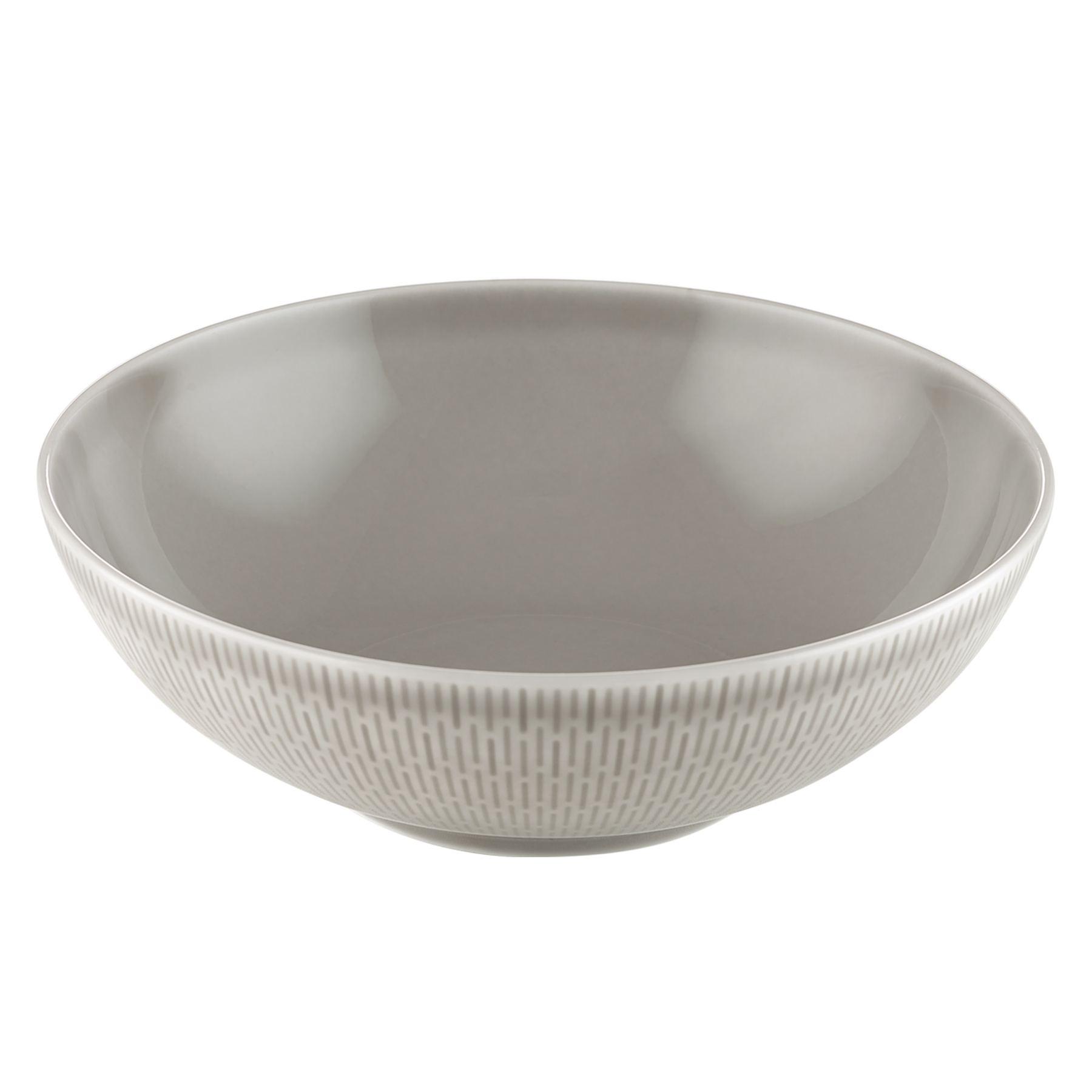 Bauscher, Scope : Glow Gray - Schale coup, relief, 23 cm/ 1,4 ltr.