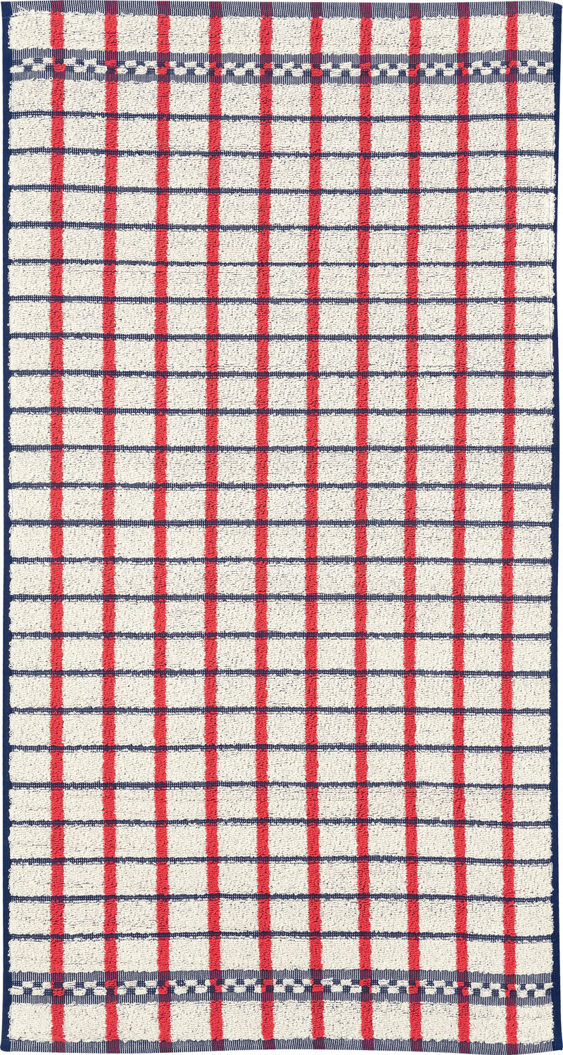 Frottier- Grubenhandtuch, Karo, bunt, 330 g/ m², 45 x 90 cm