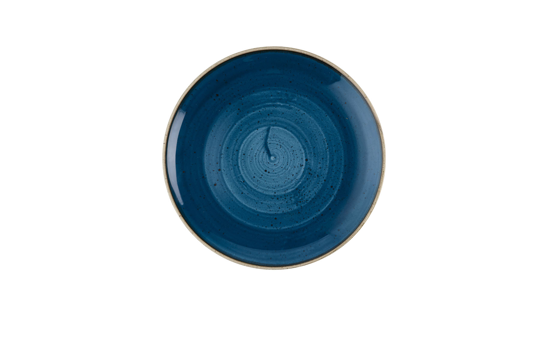 Churchill, Stonecast : Java Blue - Teller flach Coup, 26 cm