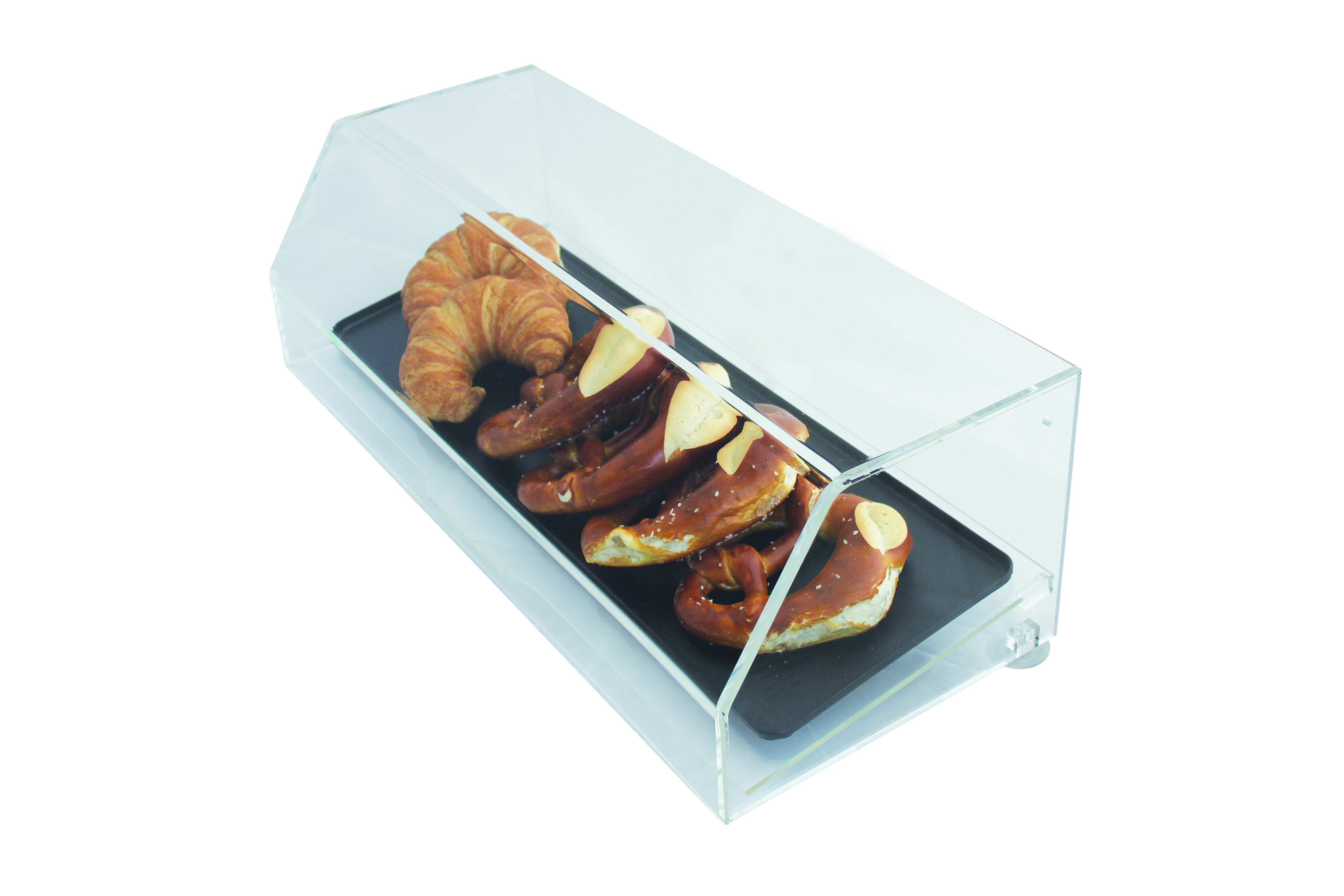 Thekenaufsteller Acryl für 1 Blech 20 x 60 cm, 635 x 260 x 210 mm