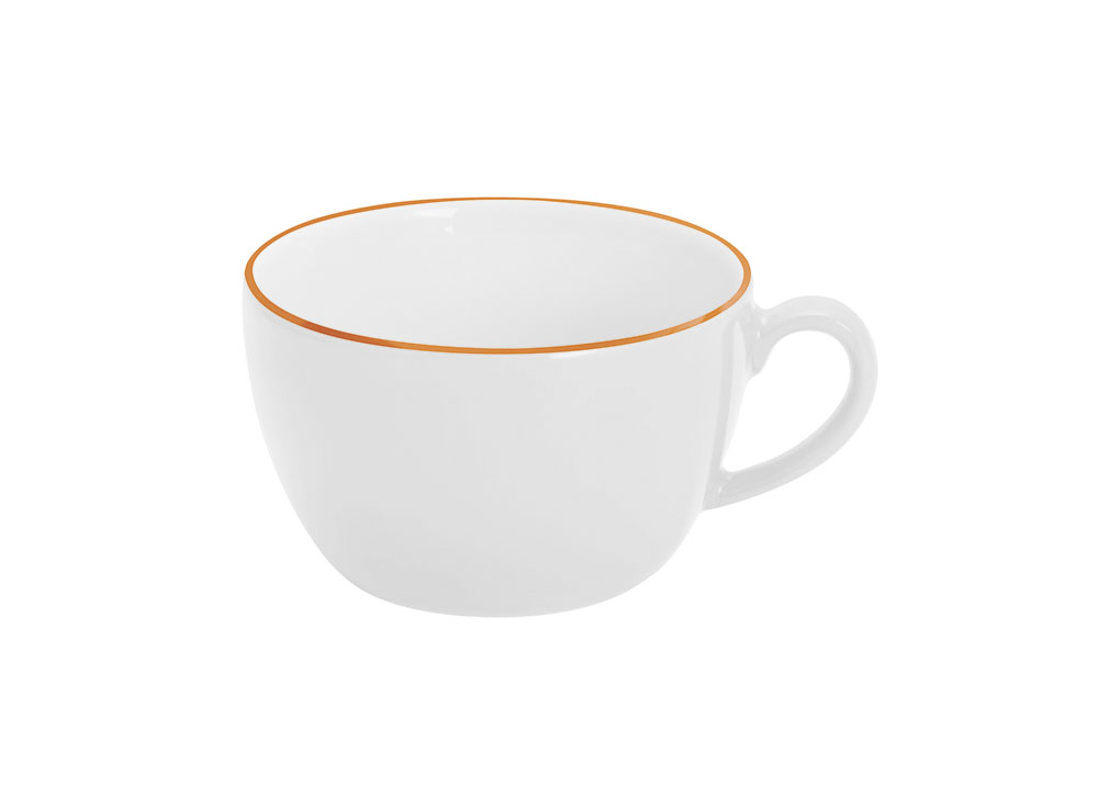 Kahla, Pronto Line : Sunset Orange - Cappuccino-Obertasse 0,25 ltr.