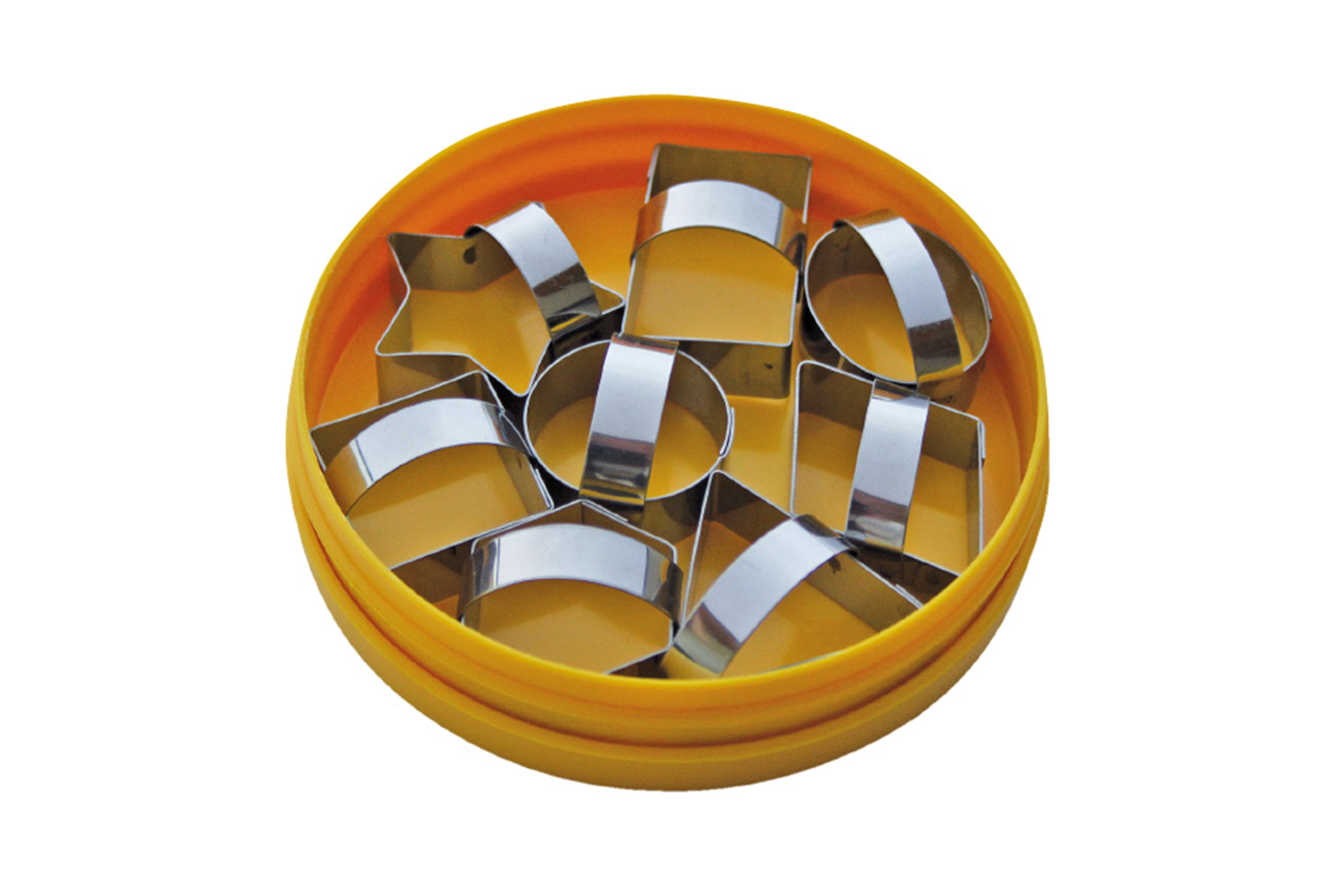 Dekor-Ausstecher im Satz Geometrie 8-teilig, Edesltahl