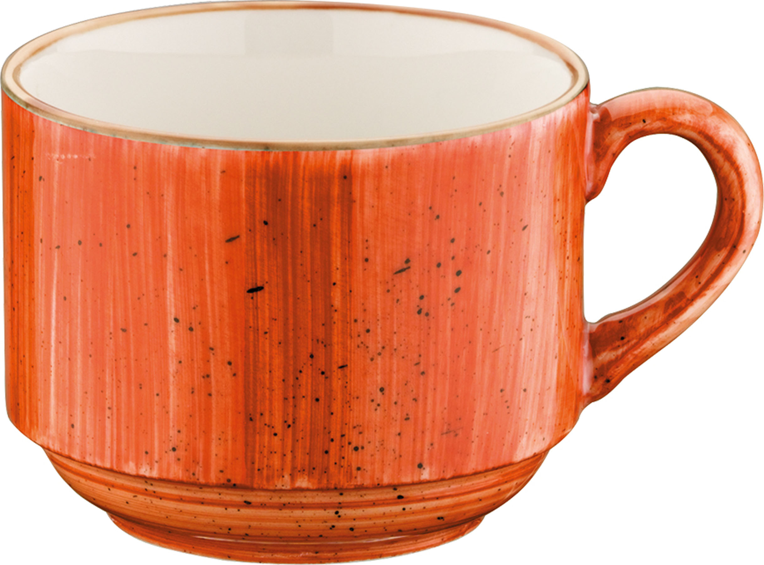 Aura, Terracotta : Banquet Kaffee-Obere stapelbar 0,21 ltr.