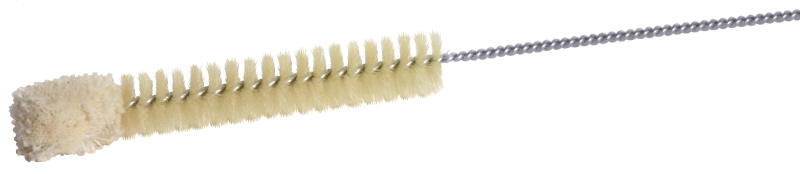 Zylinderbürste, Stahldraht mit Öse, Naturborsten, L: 52 cm, D: 2 cm