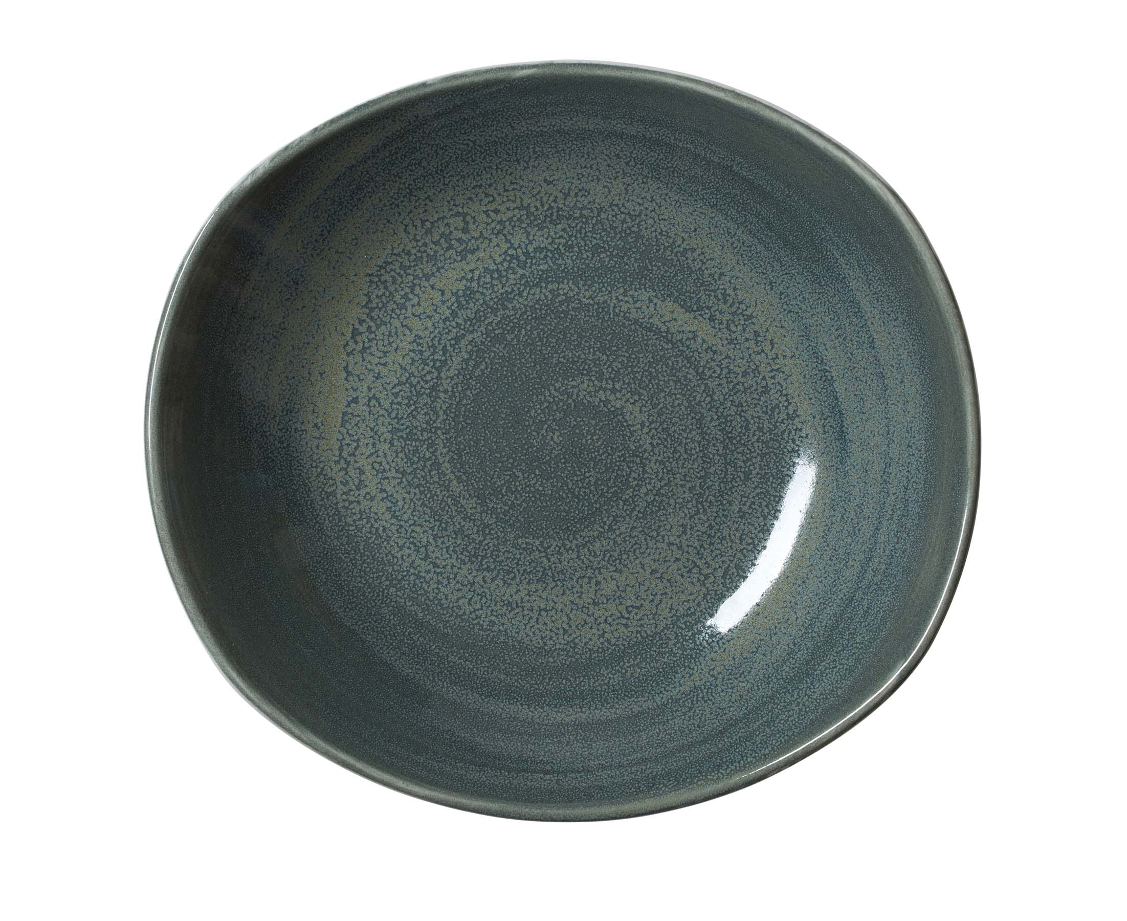 Steelite, Revolution : Jade 1778 - Teller halbtief oval Coup, 25,5 cm