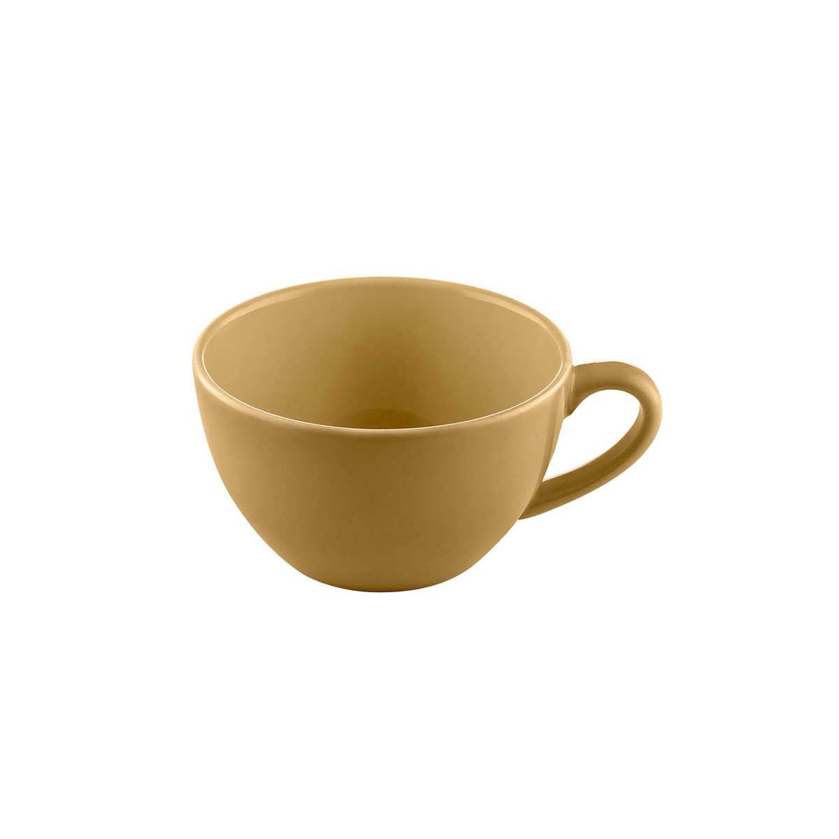 Bauscher, Sandstone : Dekor 700667 Dark Yellow Uni - Kaffee-Obere nieder 0,18 ltr.