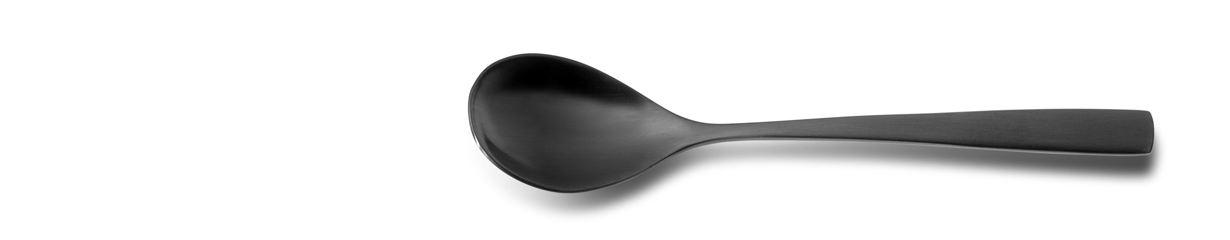 Comas, BCN Colors : PVD Schwarz 18/0 - Kaffeelöffel satiniert 140 mm