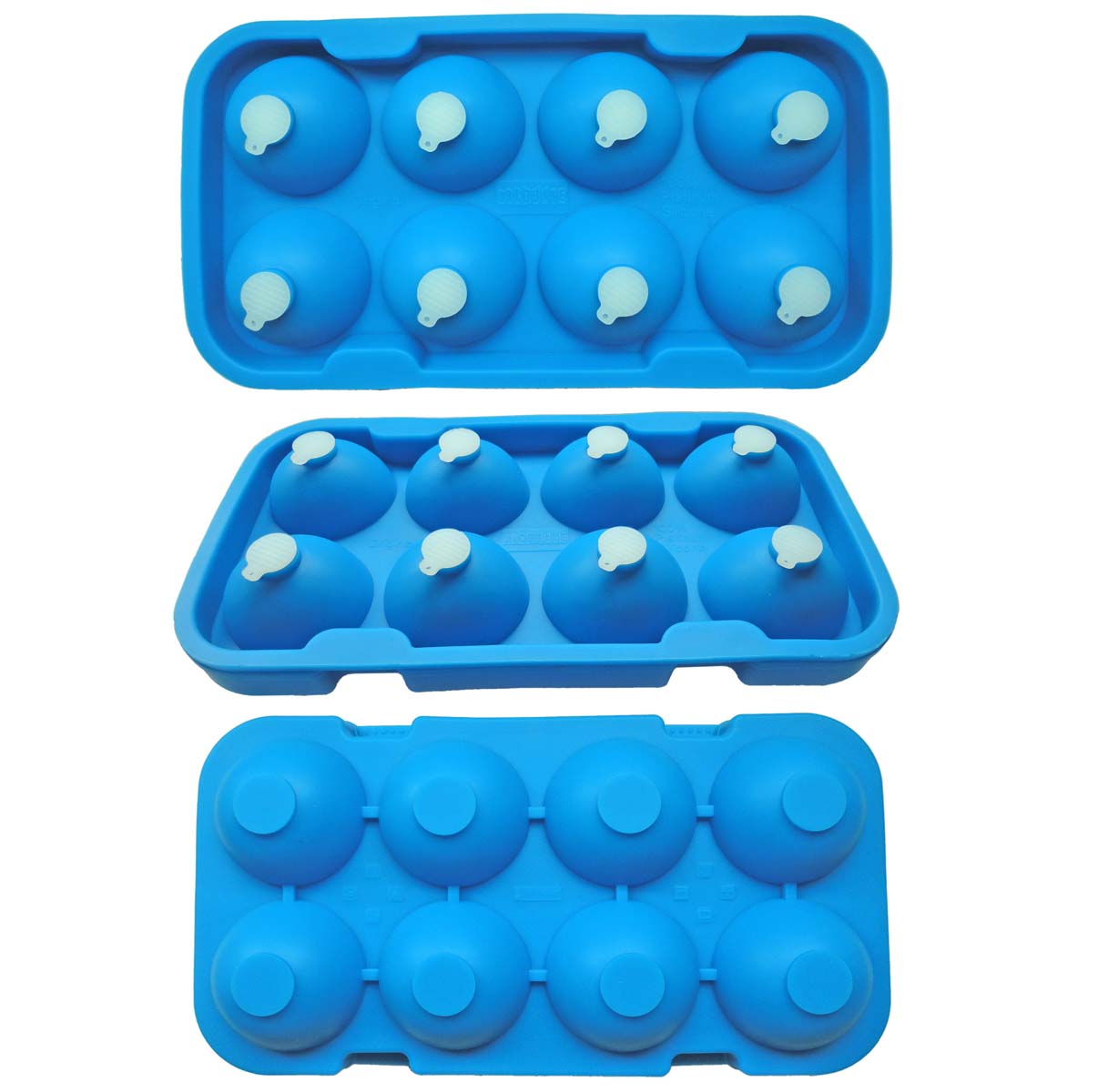 Eiswürfelform, Kugel, 5,5 x 14 x 26 cm