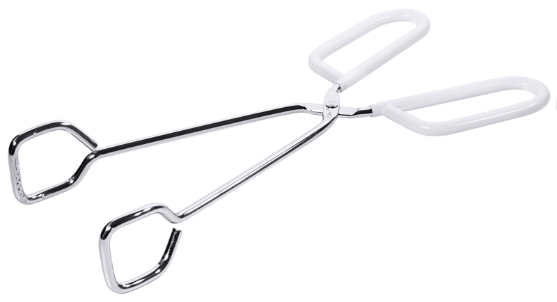 Grillzange, Vinyl-Griff, Edelstahl, L: 26 cm