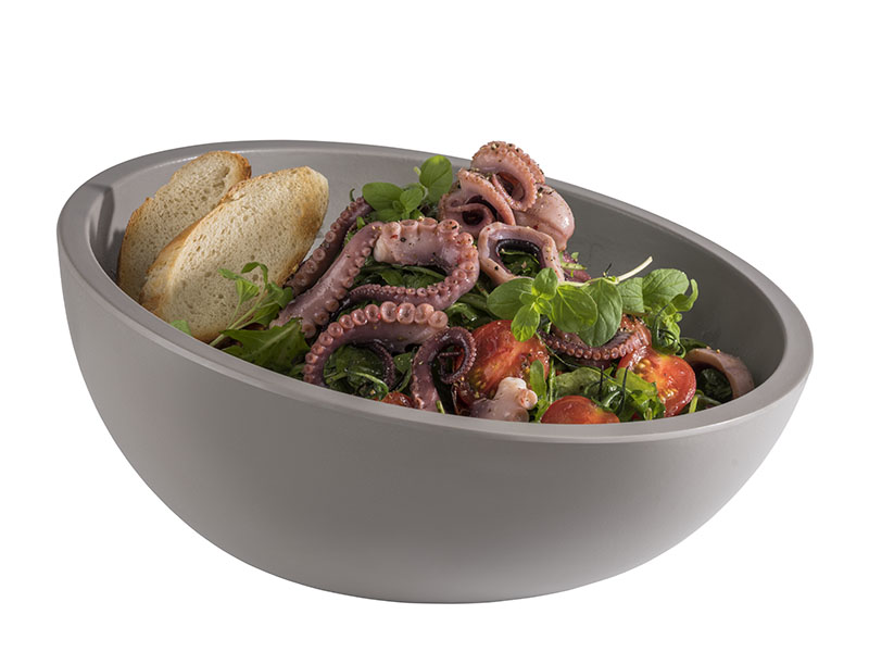 Schale ELEMENT LOOK, Melamin, D: 30 cm, H: 8,5 / 14,5 cm,I: 2,3 ltr., Farbe: Betonoptik