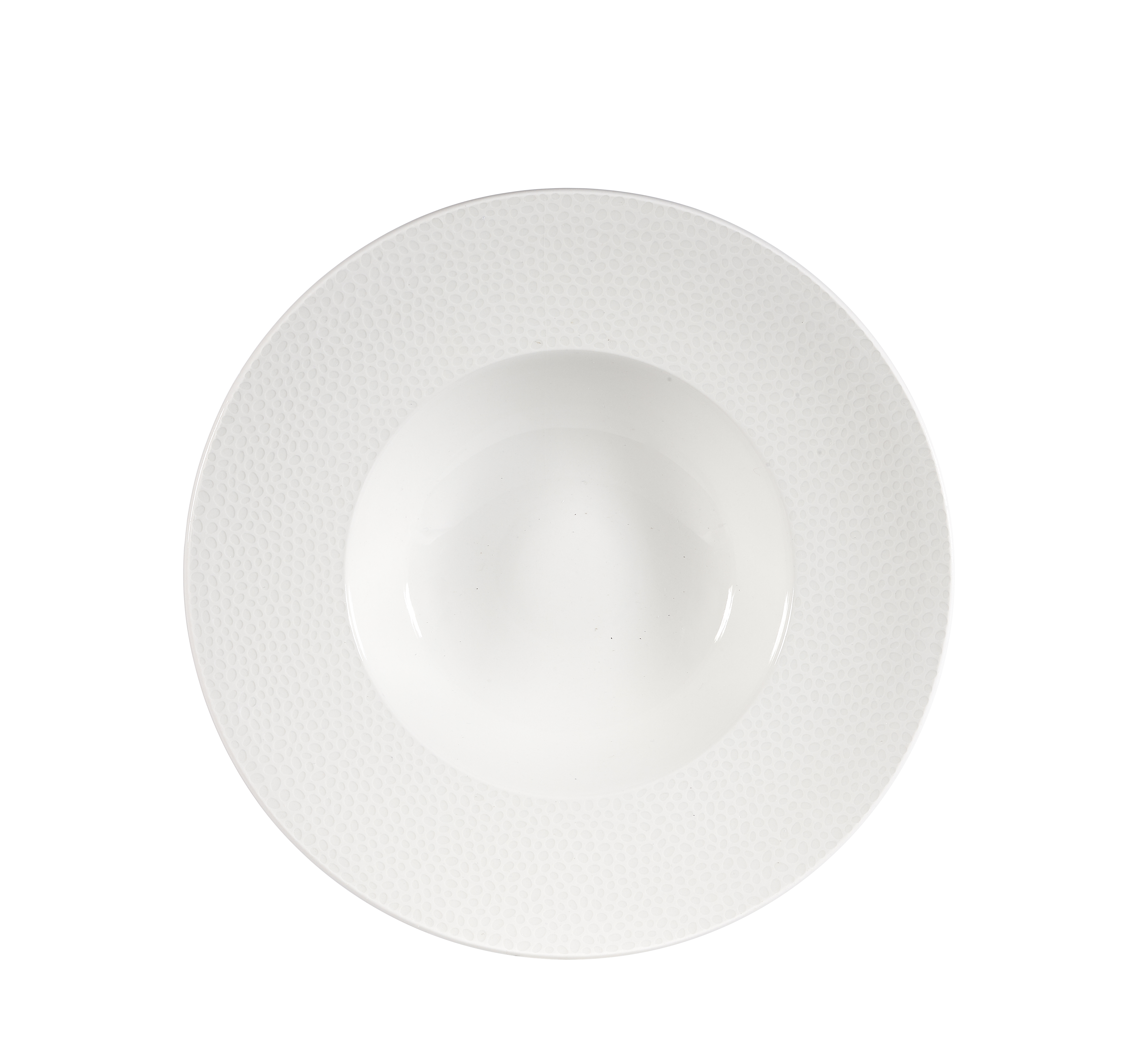 Churchill, Isla : White - Teller tief breite Fahne 24 cm/ 0,28 ltr.