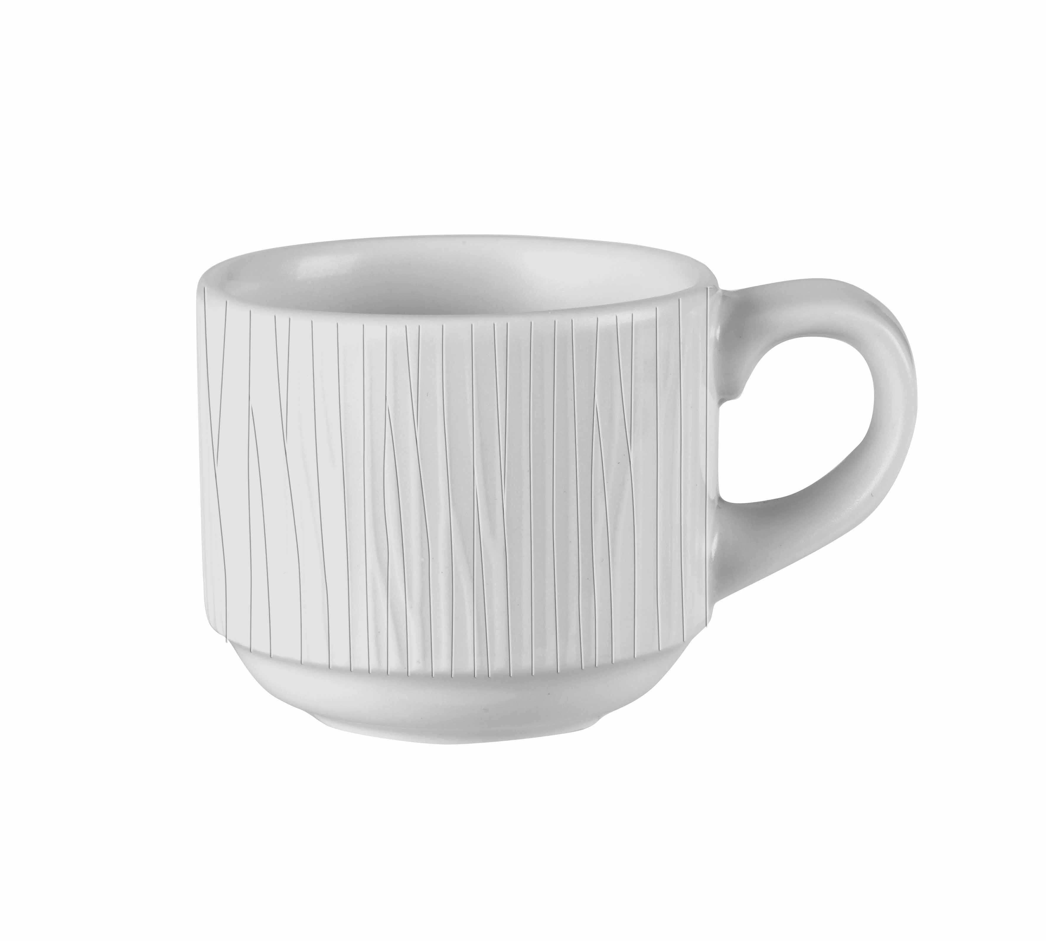 Churchill, Bamboo - Espresso- Obere hoch stapelbar, uni/ weiss, 0,09 ltr.