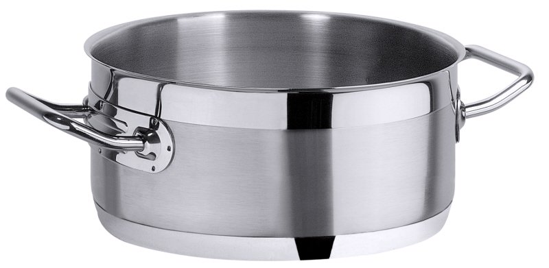 Bratentopf flach, Serie 2200, l: 8 ltr., D: 28 cm, H: 14 cm
