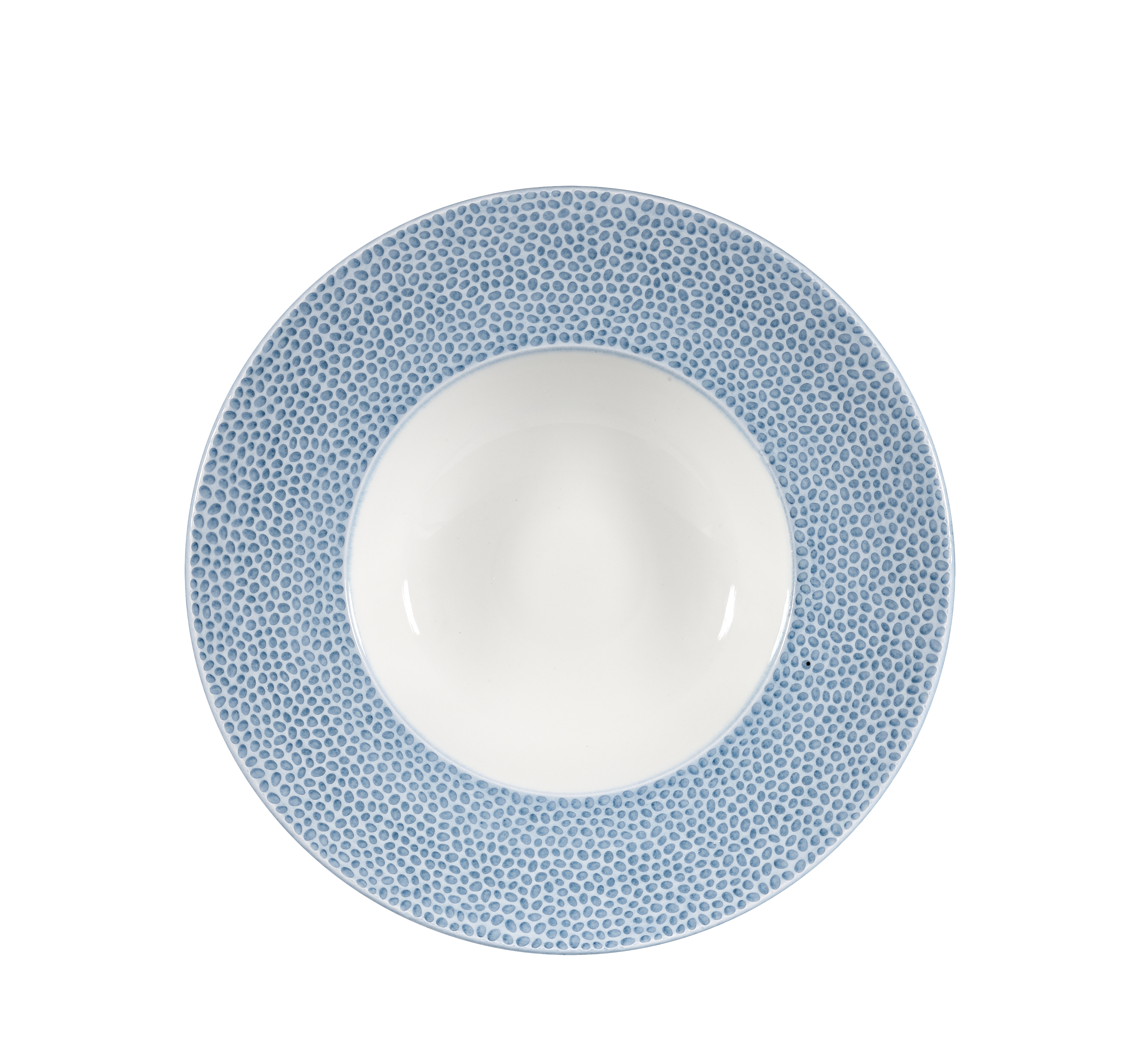 Churchill, Isla : Ocean Blue - Teller tief breite Fahne 24 cm/ 0,28 ltr.